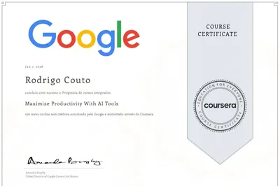 Certificado Google AI Tools