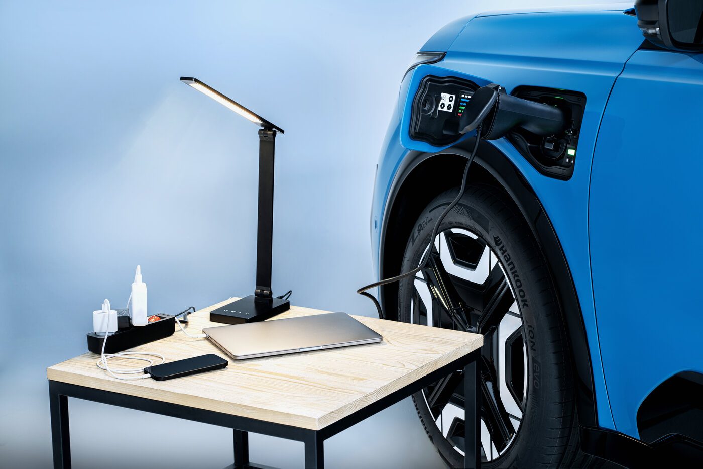 Carregamento de um carro elétrico